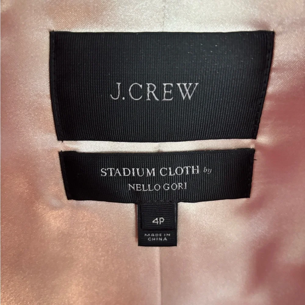 J. Crew Vibrant Petal Pink Cocoon Coat - Picture 5 of 6